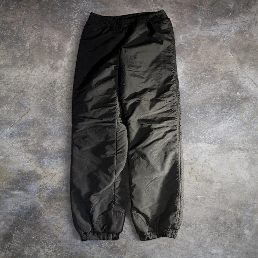 Vintage Columbia Black Nylon Ski Snow Pants Mens S Side Zip 90s Outdoor